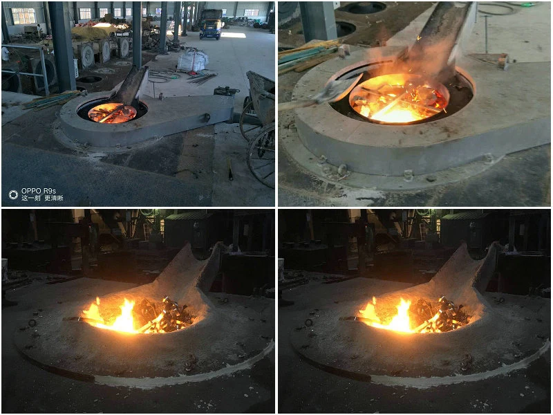 Industrial Electric Induction Melting Furnace for Steel Continuous Casting with Dust Removal System