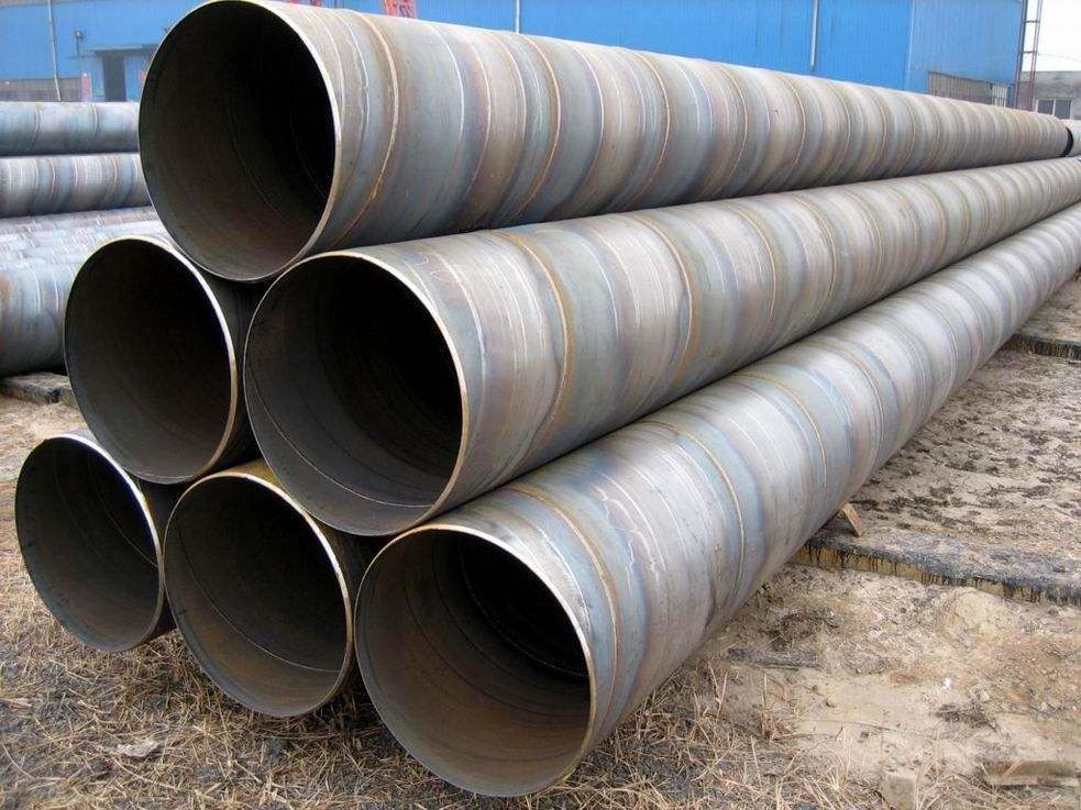 ASTM A36 A500 Welded Carbon Steel SSAW Spiral Steel Pipe