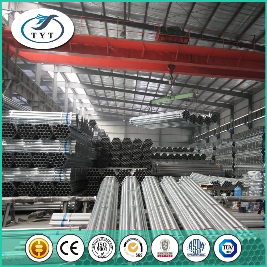 Pre-Galvanized Round Steel Tube Q235 Q195 Q215