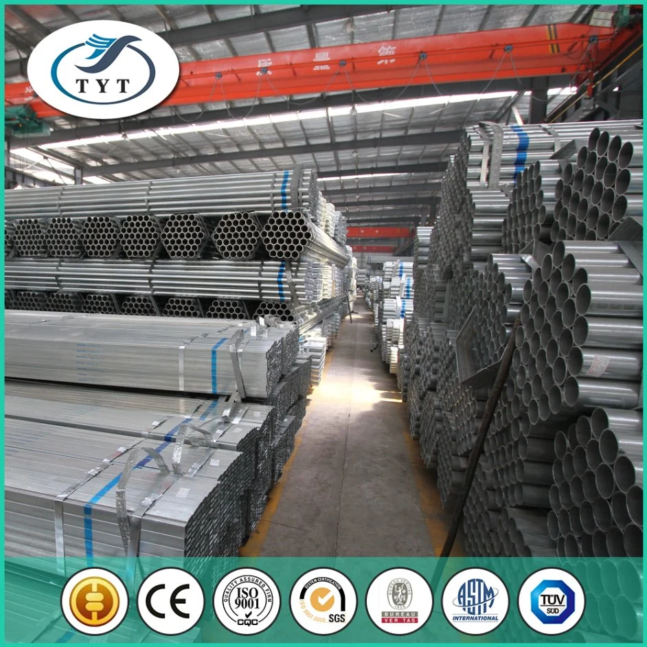 Pre-Galvanized Round Steel Tube Q235 Q195 Q215