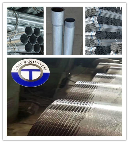 Thread Hot Dipped Galvanized Steel Pipe/Pre Galvanized Round Pipe/Gi Pipe