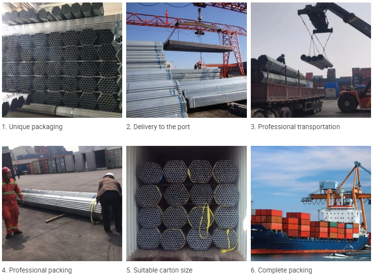 Galvanized Steel Tube Wholesale Price Pre-Galvanized Steel Pipe