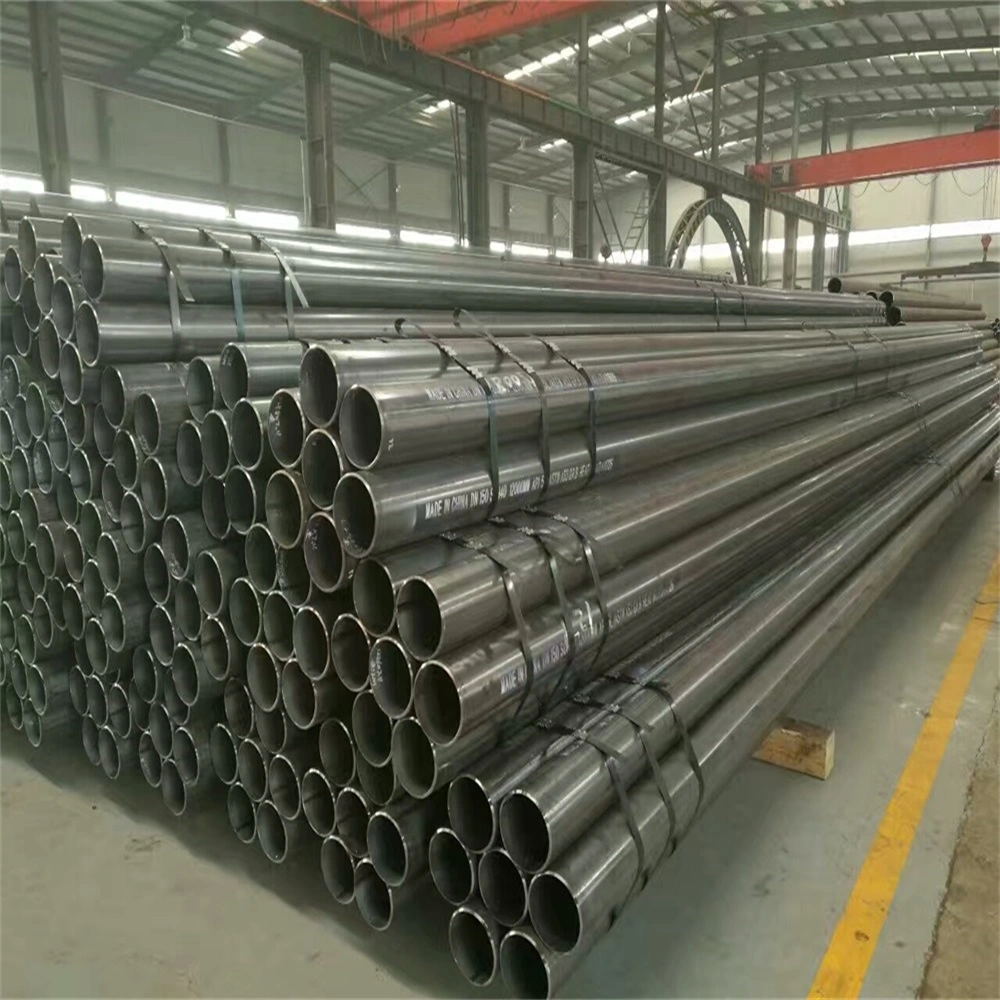 Carbon ASTM A36 ERW Black Iron 60mm Diameter Mild Steel Tube Pipe Price