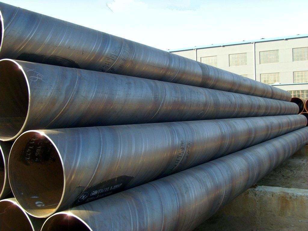 ASTM A36 A500 Welded Carbon Steel SSAW Spiral Steel Pipe