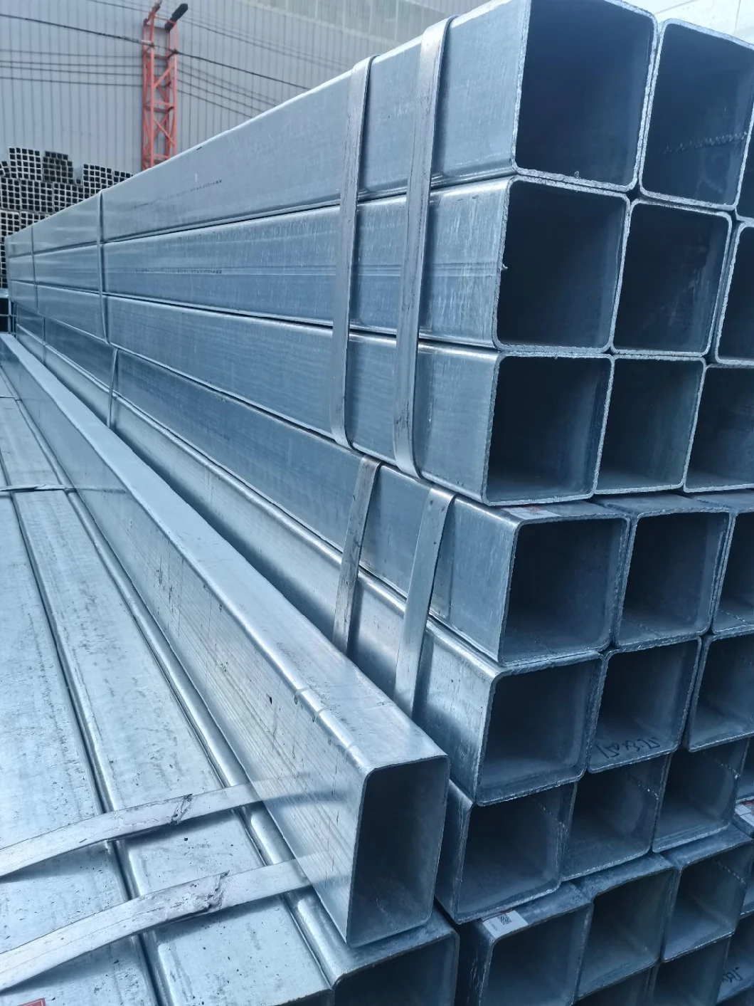 ASTM A53 Gi Tubing! 4X4 Galvanized Tubing! Galvanized Square Steel Tubing for Shed Frame