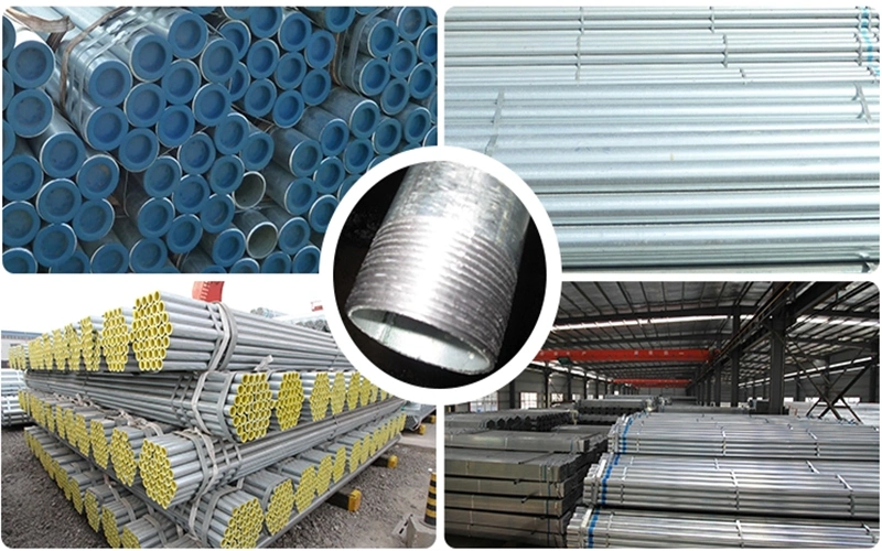 Schedule 40 50mm 100mm Diameter Rectangular/Square/Round Welded Pre Galvanized Steel Tube