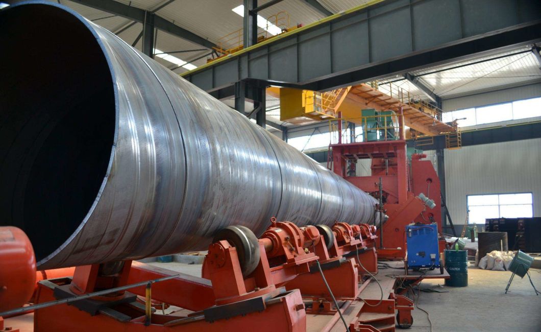 ASTM A36 A500 Welded Carbon Steel SSAW Spiral Steel Pipe