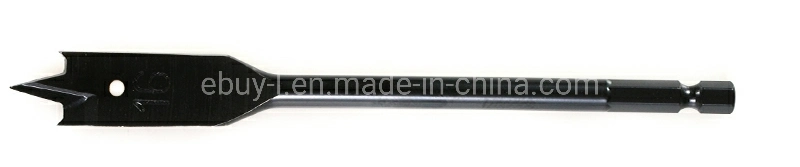 Flat Wood Drill Bit 22mm X 160mm with 1/4in Hex Shank