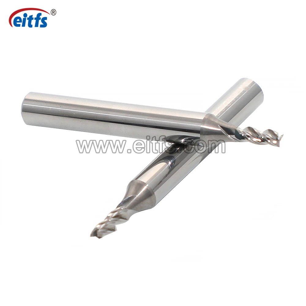 Hot Sale Carbide 3 Spiral Flute End Mill Router Bits for Aluminum Alloy