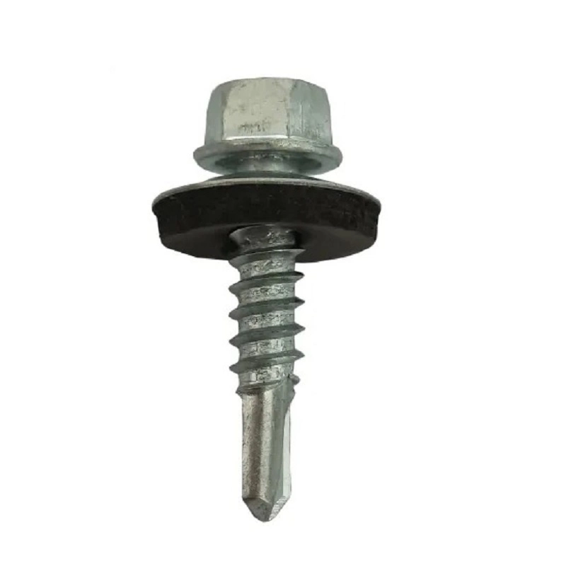 Phosphated Hex Head Self Drilling Screw/ Roofing Screw Thex Head Self Drilling Screw/ Roofing Screw Tek Screw Drill Point Ek Screw Drill Point Screw EPDM Washer