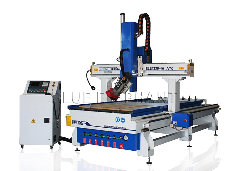 1330 Furniture Making Machine, 4 Axis CNC Wood Boring Machine for Wood, Furniture, Aluminum