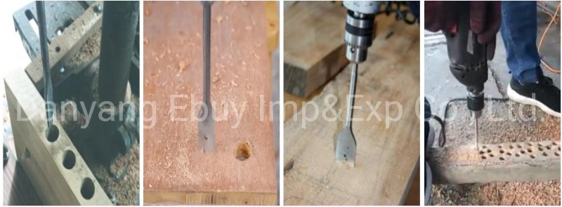 Flat Wood Drill Bit 22mm X 160mm with 1/4in Hex Shank