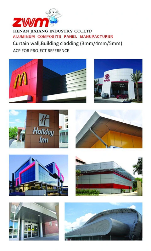 Unbreakable Material Exterior Aluminum Composite Panel for Architectural Cladding