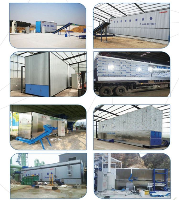 Livestock and Poultry Manure Treatment Machine Animal Waste Rendering Plant