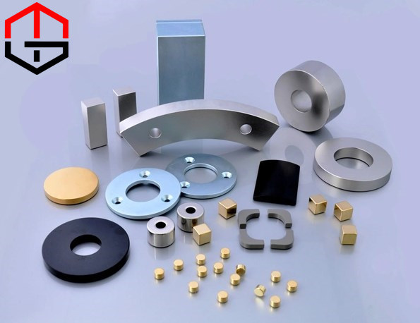 Block Neodymium Magnets N35 NdFeB Magnets with Countersunk Hole