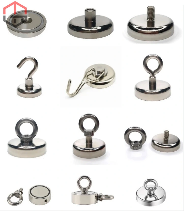 60mm Diameter N42 Neodymium Pot Magnet