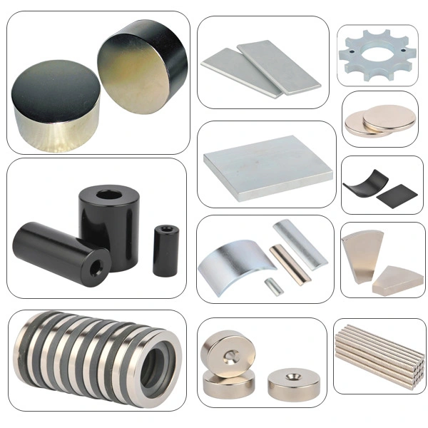 N52 radial magnetization large neodymium ring magnets for wind generator