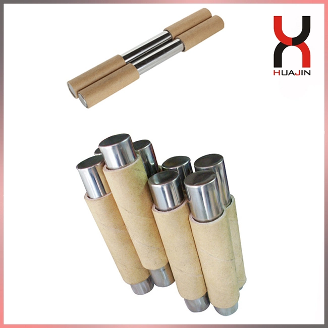 Rare Earth Permanent Magnet Rod High Gauss Neodymium Magnets SS304/316 Magnets
