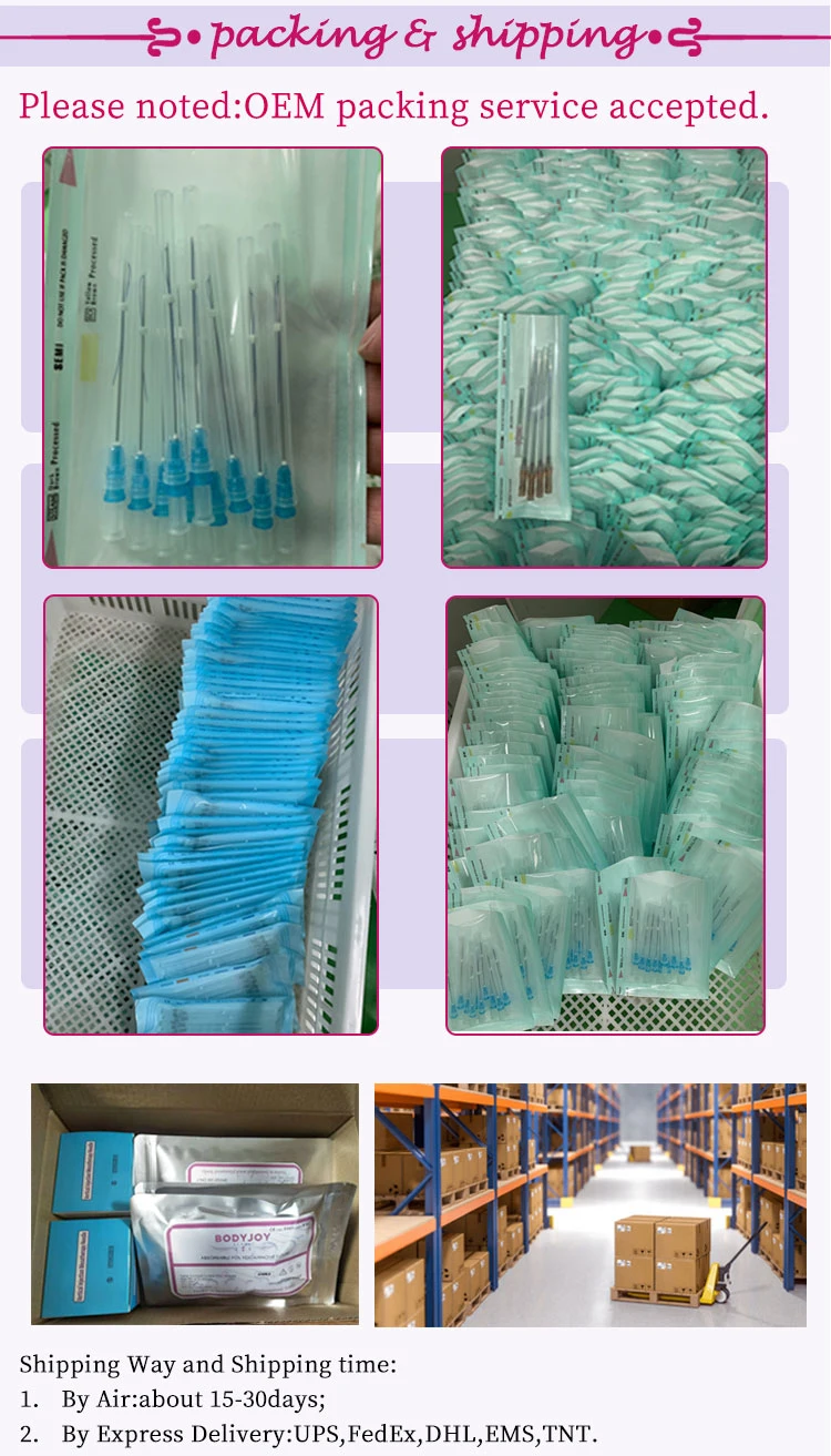 Medical Hypodermic Needle Cannula Ha Dermal Filler