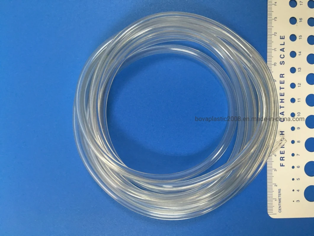 Manufacture Plastic PVC Medcial Grade Tube with Flow Regulator Disposable Blood Giving Set