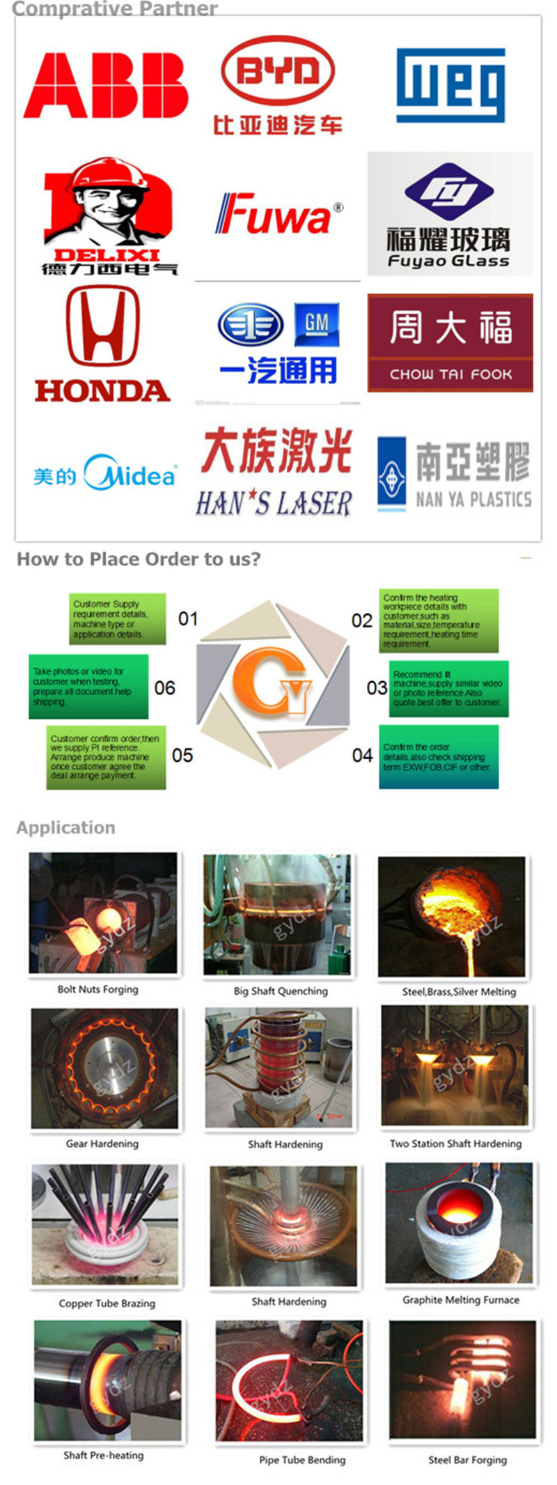Factory Directly Sale High Frequency Industrial Induction Heaters 40kw