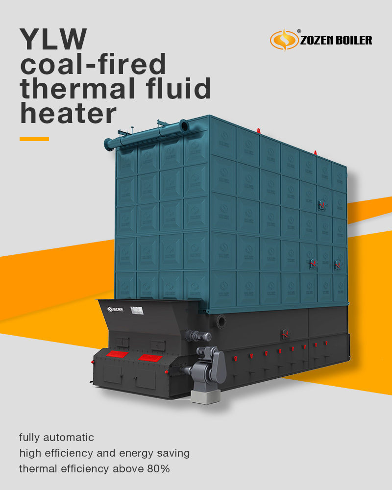 2.4MW Industrial Horizontal Assembled Coal-Fired Chain Thermic Oil Heater