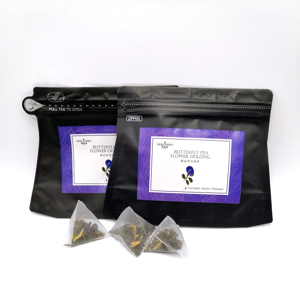 Dried Strawberry Fruit Butterfly Pea Flower Oolong Tea for Beauty