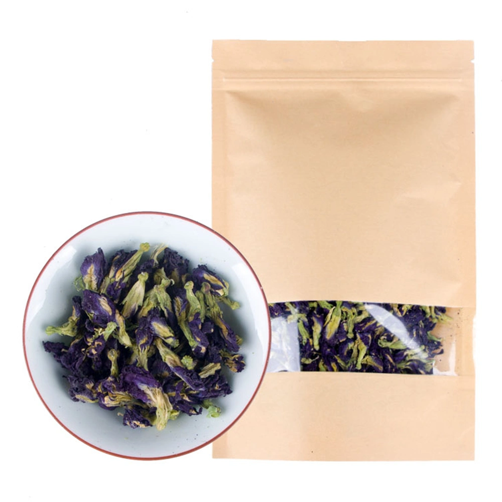 Dried Strawberry Fruit Butterfly Pea Flower Oolong Tea for Beauty