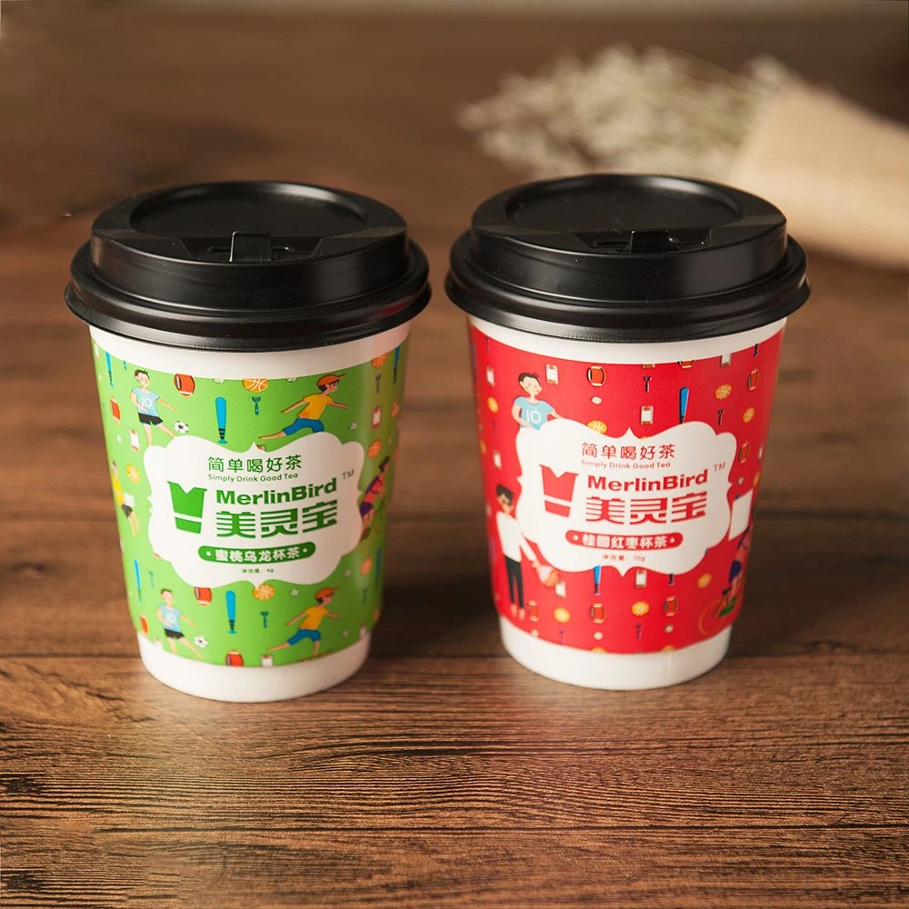 Fast and Convenient Cup Tea with Lid Herbal Flower Tea