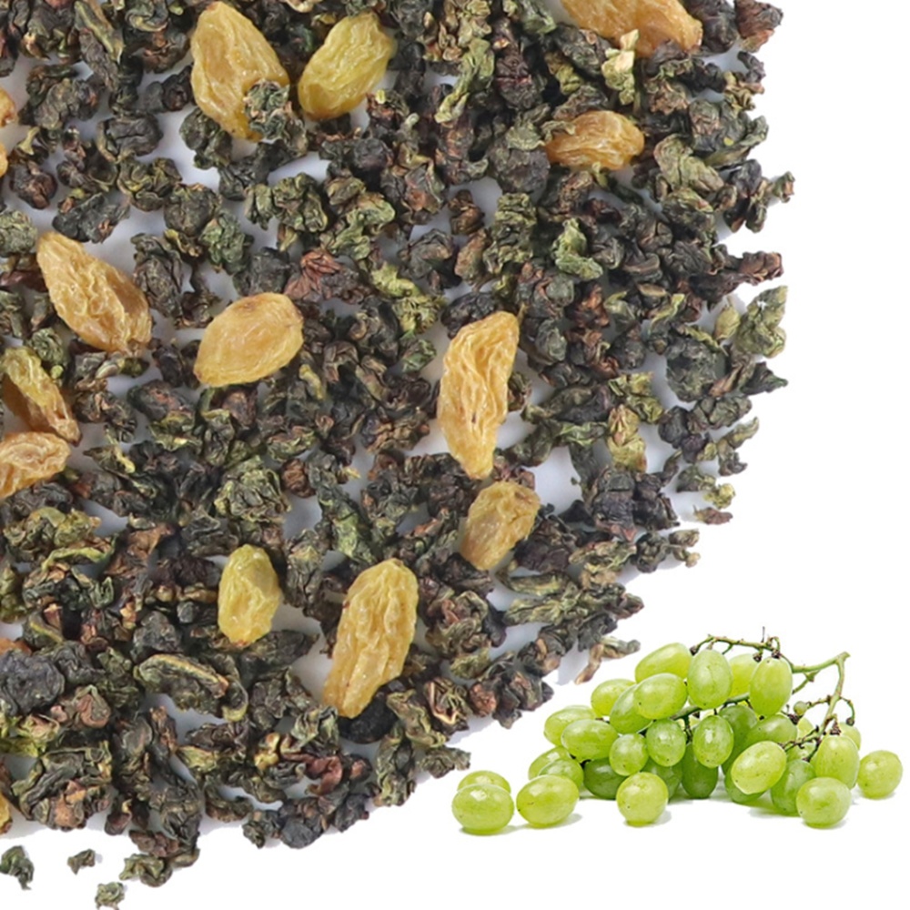 Wholesale Detox Tea Grape Fruit Herbal Oolong Tea Blended Tea