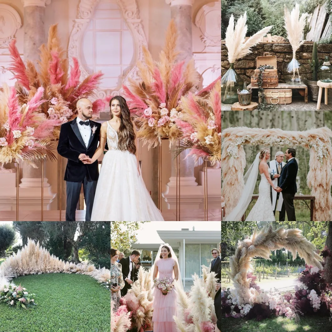 Grass Wedding Decor#Grass Wedding#Wedding Arch#Outdoor Wedding#Dried Grass#Dried Flowers#Natural Pampas Grass#Pampas Grass#Dried Pampas Grass