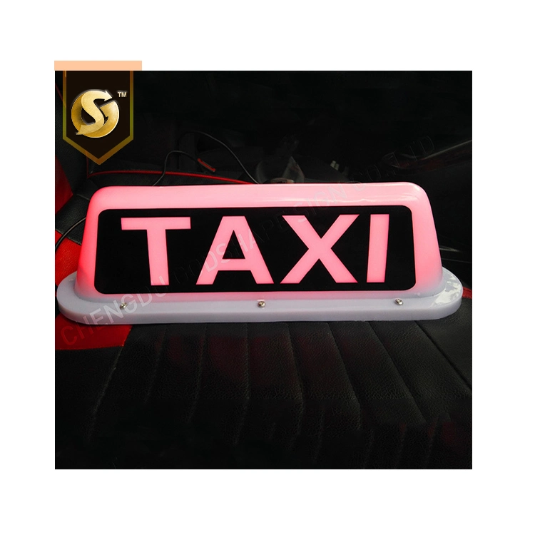 Magnetic Lighted Taxi Sign LED Letrero Taxi Sign Roof Top