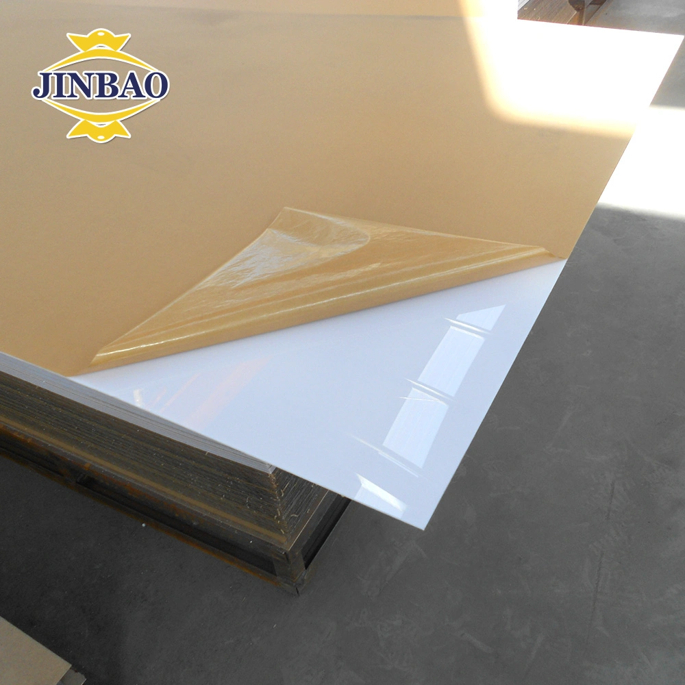 Jinbao 8X8 Plexiglass 12mm 18mm 22mm 30mm Iridescent Sheet Faux Optical Acrylic Thick Plexiglass Panels