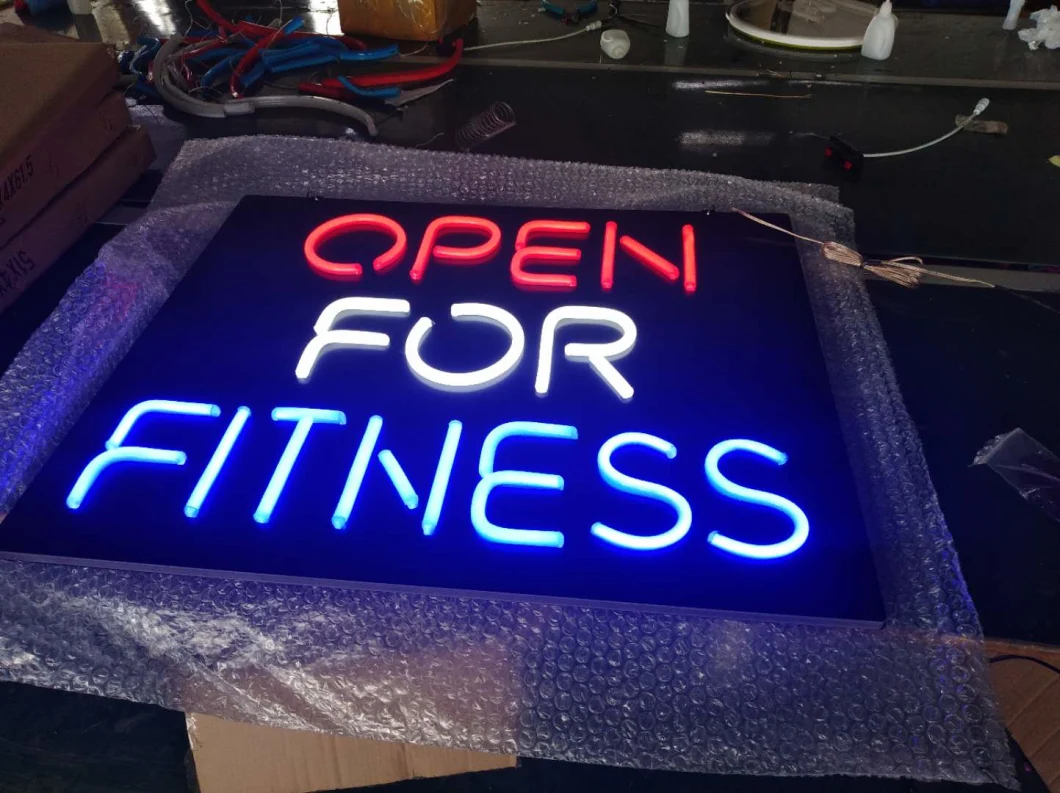 Outdoor Light Neon Sign for Food Shop Advertising Decoration