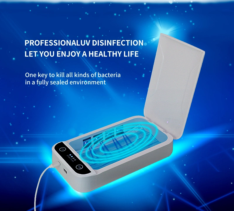 2020 New Design Multi Function Disinfection Box Phone UV Light Box Sterilizer