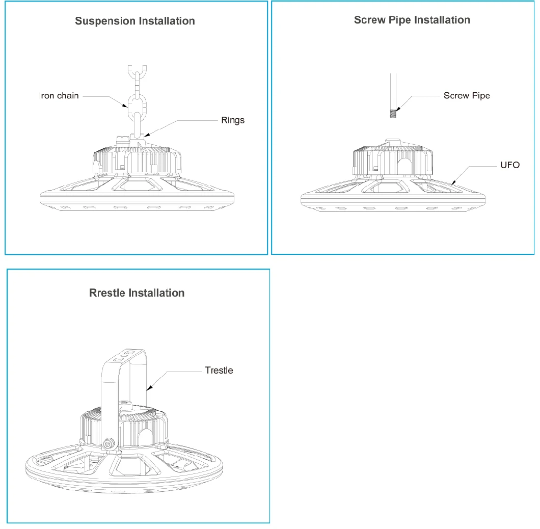 Energy-Saving Motion-Sensor UFO LED High Bay Light for Industrial Light