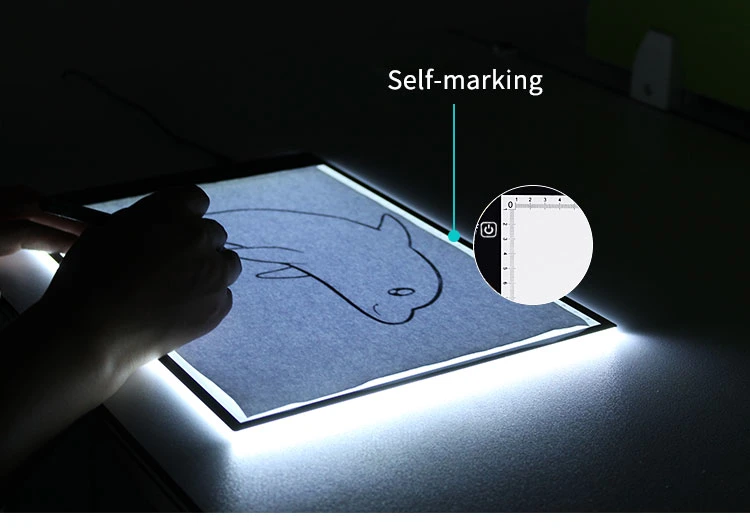 LED Graphic Tablet Writing Painting Light Box Tracing Board Digital Drawing Tablet A4