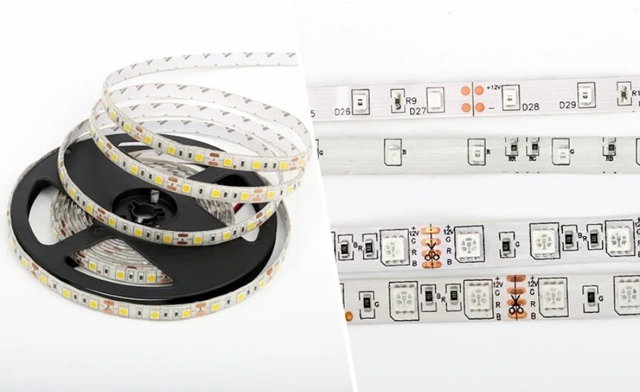 SMD 5050 5m Flexible LED Light Strip Side Emitting Micro LED Linear Light