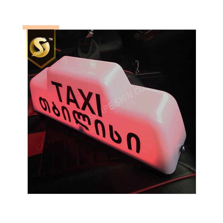 Letrero Taxi Lamp Magnetic Lighted Sign Taxi Sign LED