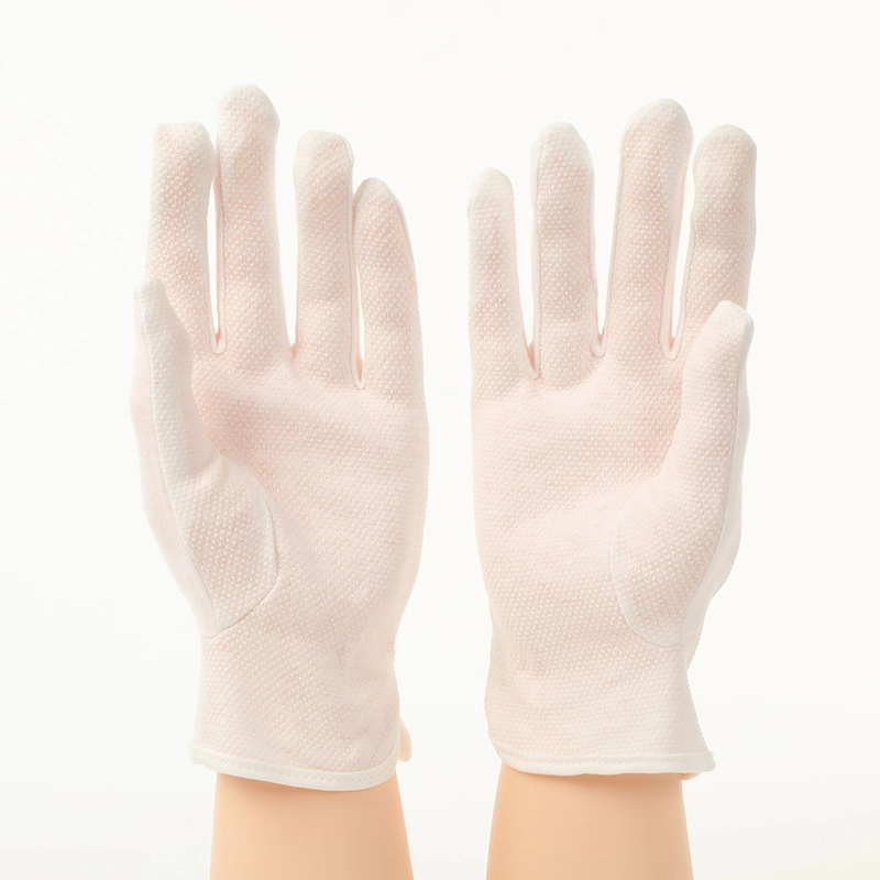White Cotton Gloves Waiter Labor Gloves Safety Parade Gloves (JMC-201B)