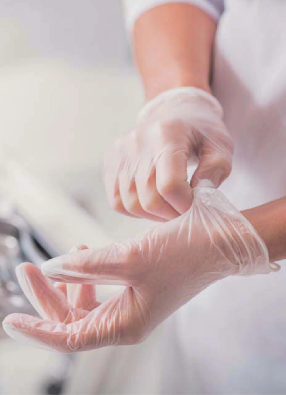 Glove Disposable Latex Hnirile Latex Glove Rubber Glove Disposable Latex Household Waterproof Gloves