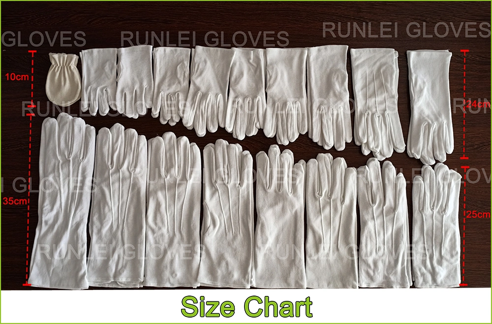 Embroidery Microfiber Gloves Three Lines and Snap Black Cotton Gloves