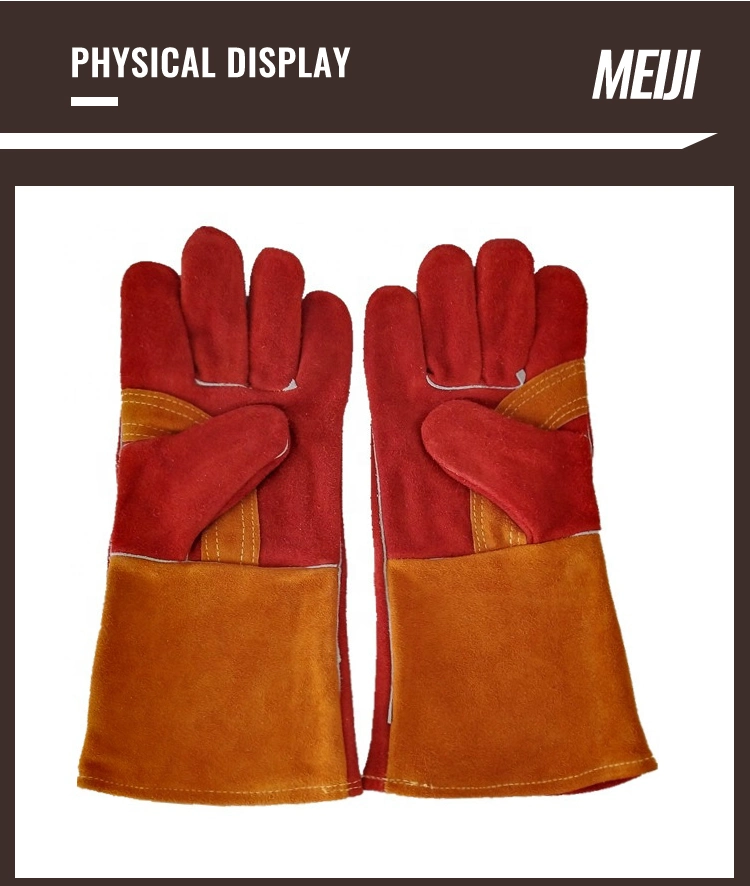 New Style Work Warm Welding Gloves CE Certification Leather Industry Cutting Welding Safety Gloves