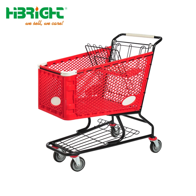 Plastic Metal Grocery Shopping Carts