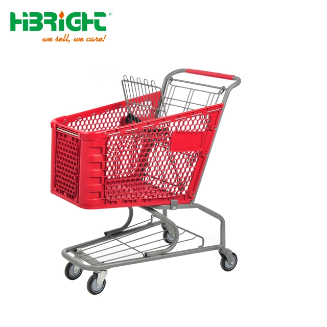 Plastic Metal Grocery Shopping Carts