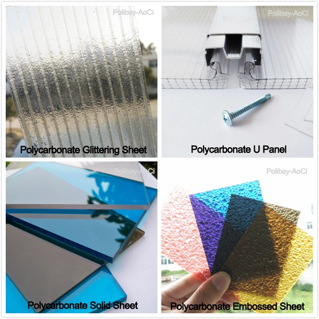 Multi-Layered Multi-Wall Structured Polycarbonate Sheets