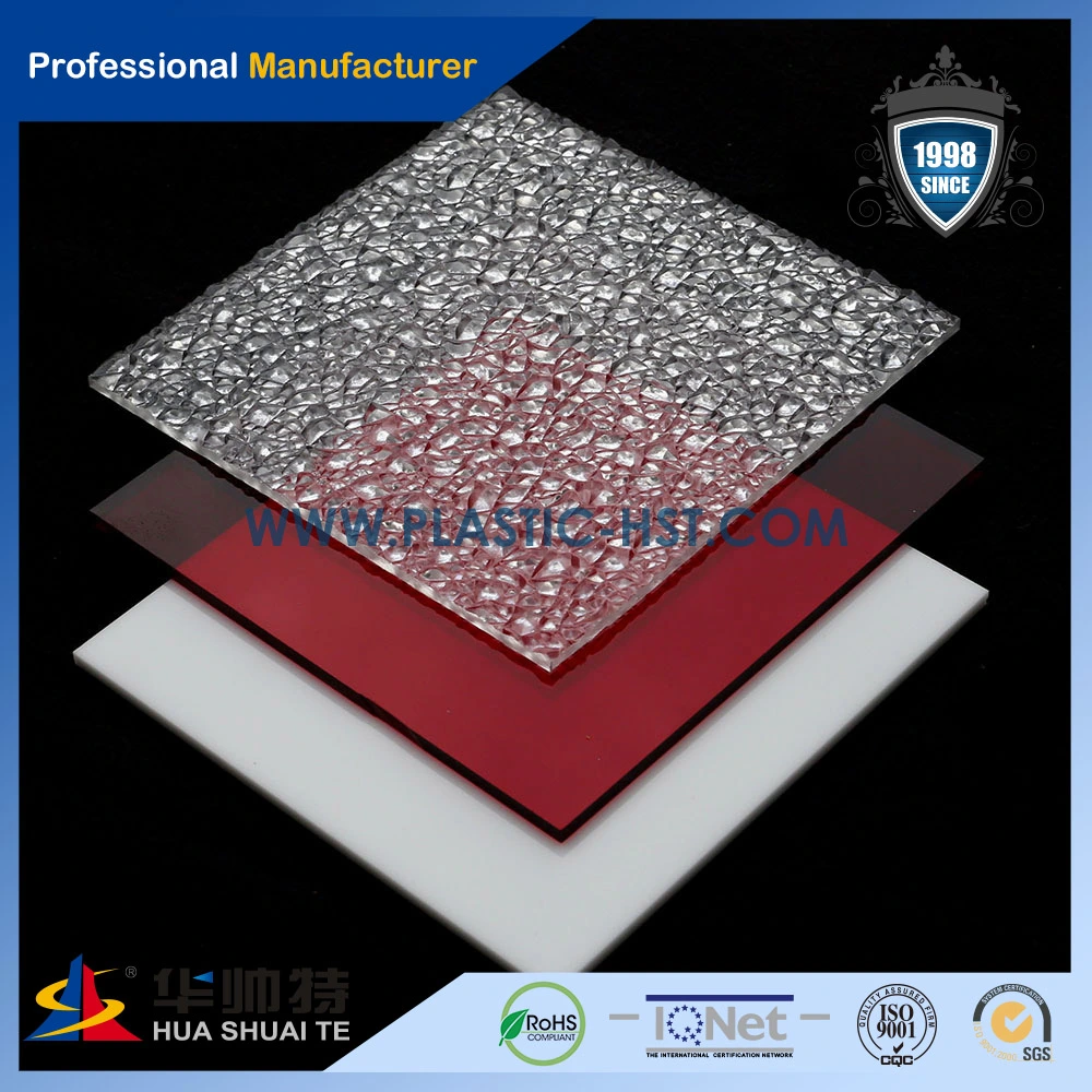 High Quality Colorful Lexan Material Polycarbonate PC Embossed Sheet