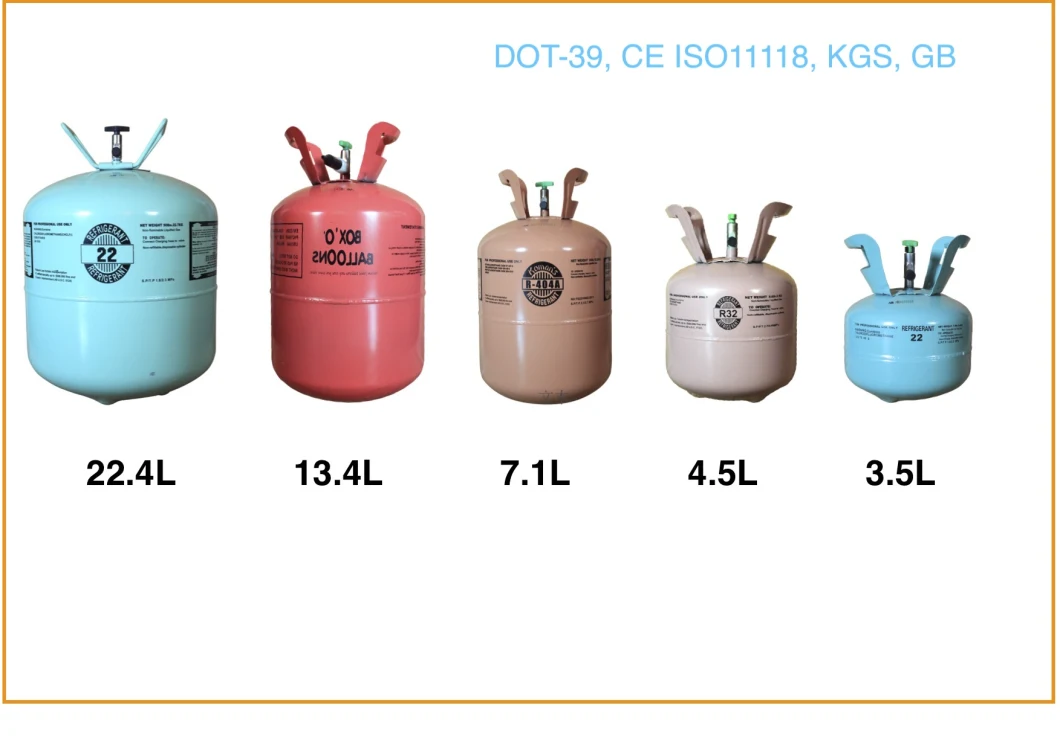 Disposable Helium Gas Cylinder with 7L, 13L and 22L Helium Tank Capacity