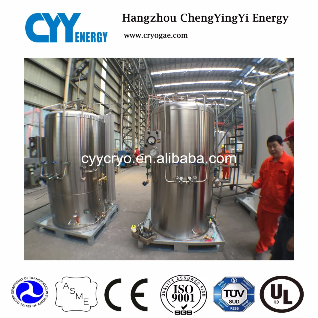 Lox/Lin/Lar Industry Gas Cryogenic Storage Tank Liquid Oxygen/Nitrogen/ Argon Gas Tank Vessel