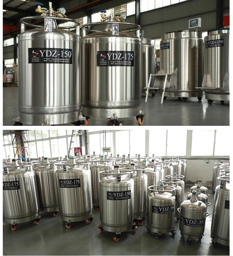 Ydz-200L Pressure Tank Stainless Steel Liquid Nitrogen Container 200L